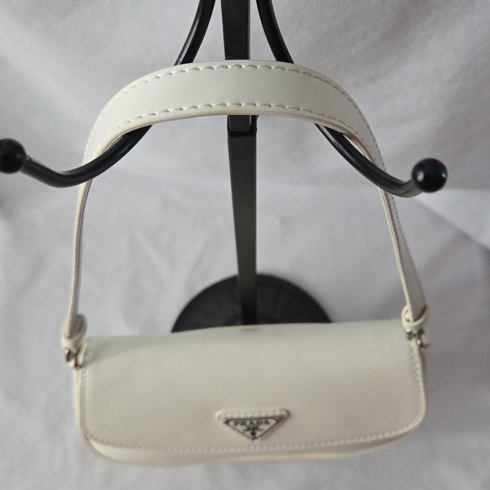 Prada Cleo Flap Leather Handbag - Picture 6 of 16